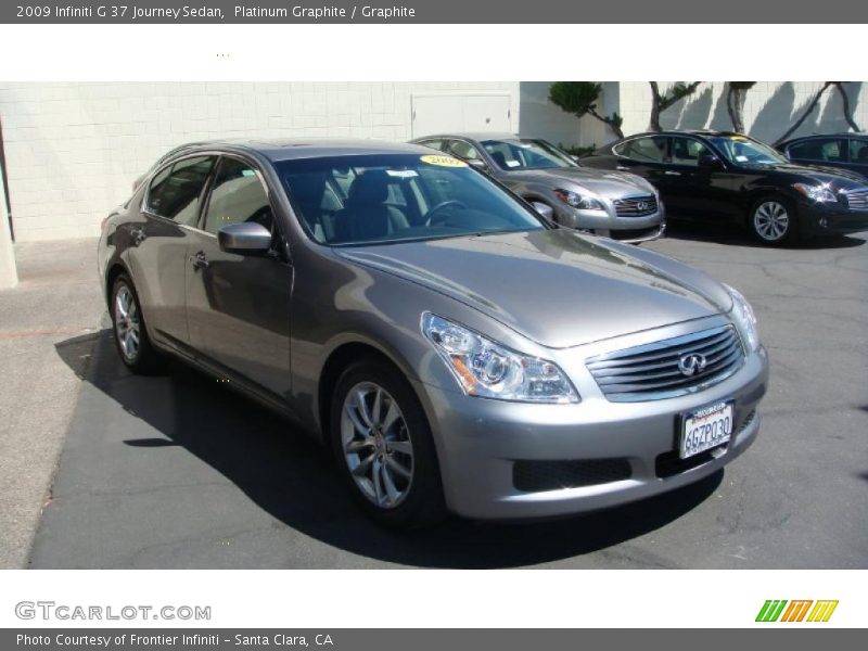 Platinum Graphite / Graphite 2009 Infiniti G 37 Journey Sedan