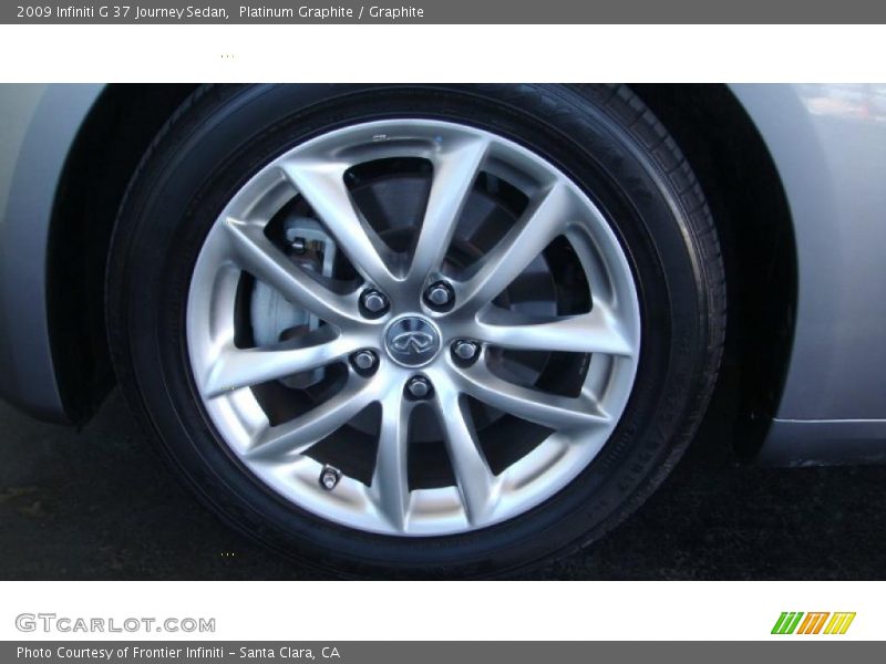 Platinum Graphite / Graphite 2009 Infiniti G 37 Journey Sedan
