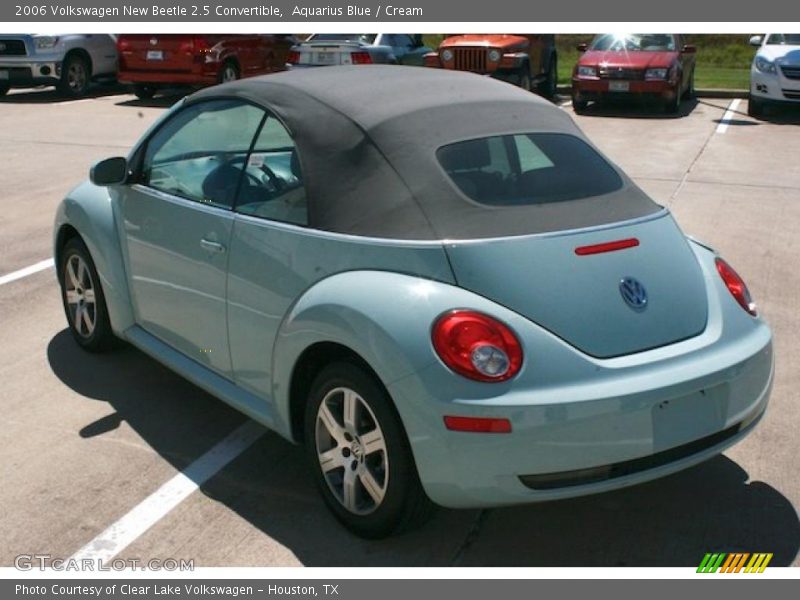 Aquarius Blue / Cream 2006 Volkswagen New Beetle 2.5 Convertible