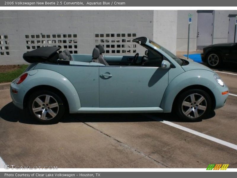 Aquarius Blue / Cream 2006 Volkswagen New Beetle 2.5 Convertible