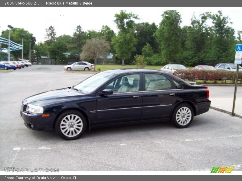 Magic Blue Metallic / Beige 2006 Volvo S80 2.5T