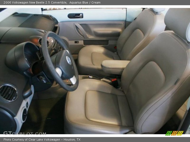 Aquarius Blue / Cream 2006 Volkswagen New Beetle 2.5 Convertible