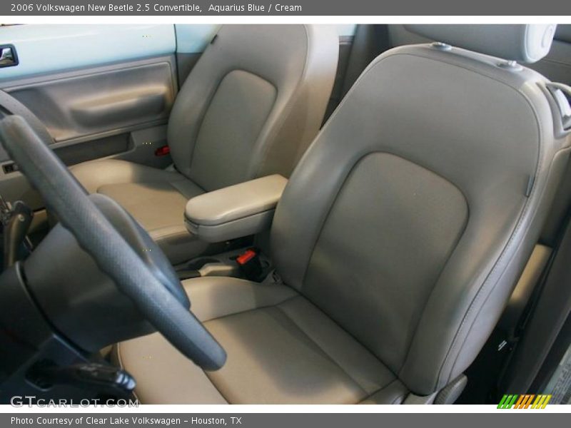 Aquarius Blue / Cream 2006 Volkswagen New Beetle 2.5 Convertible