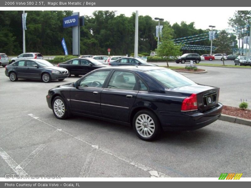 Magic Blue Metallic / Beige 2006 Volvo S80 2.5T