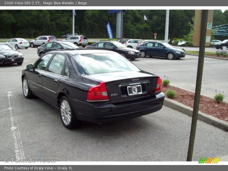 Magic Blue Metallic / Beige 2006 Volvo S80 2.5T