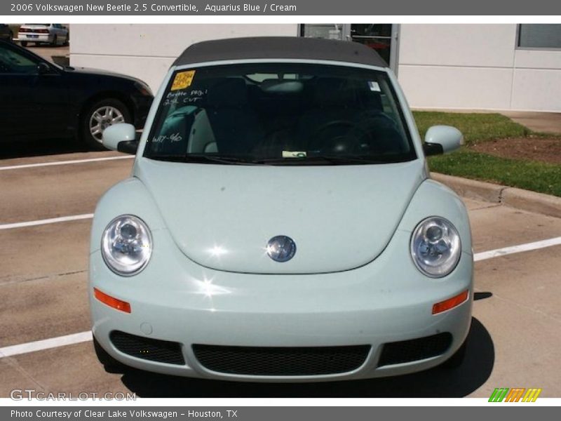 Aquarius Blue / Cream 2006 Volkswagen New Beetle 2.5 Convertible