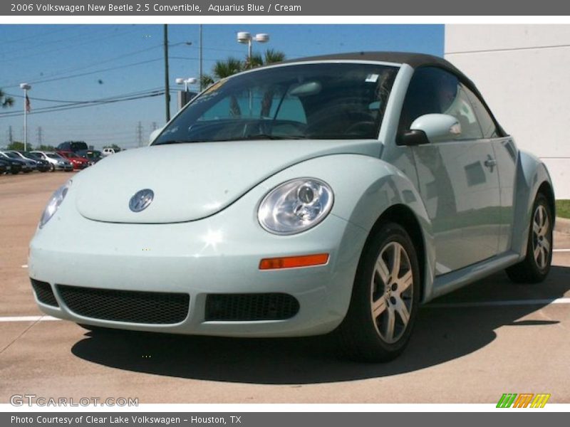 Aquarius Blue / Cream 2006 Volkswagen New Beetle 2.5 Convertible