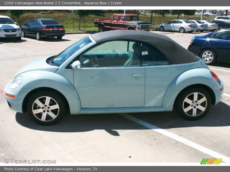 Aquarius Blue / Cream 2006 Volkswagen New Beetle 2.5 Convertible