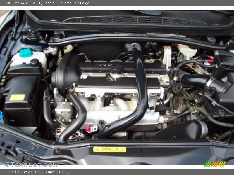 Magic Blue Metallic / Beige 2006 Volvo S80 2.5T