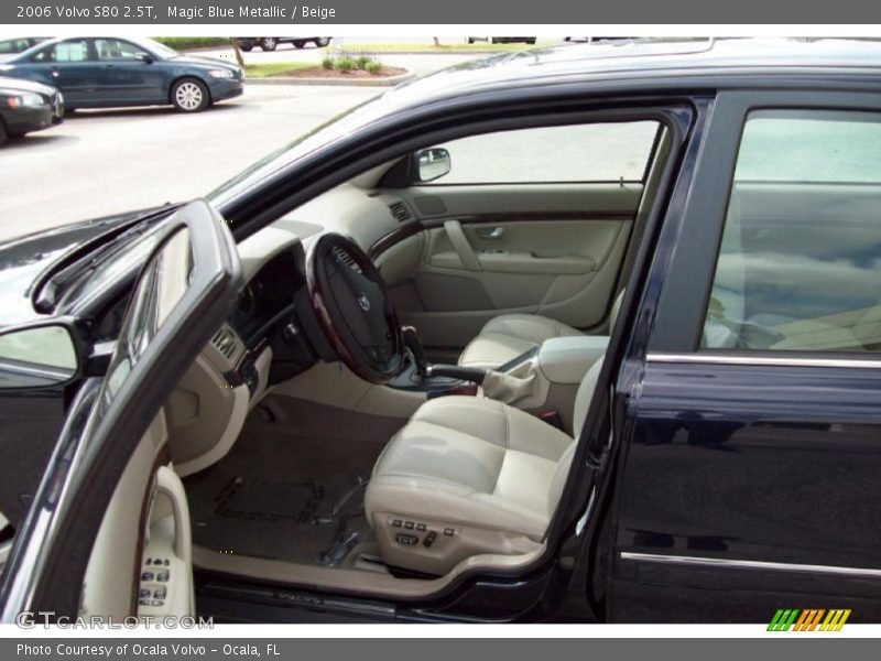 Magic Blue Metallic / Beige 2006 Volvo S80 2.5T