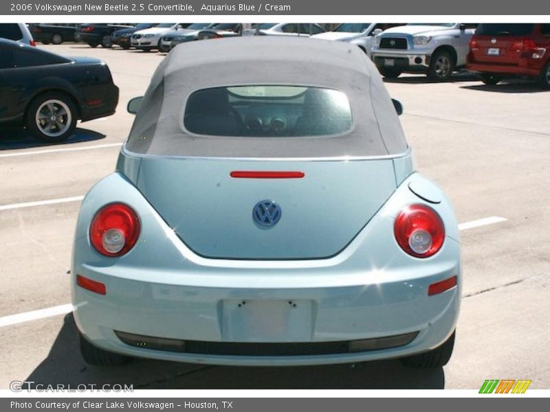 Aquarius Blue / Cream 2006 Volkswagen New Beetle 2.5 Convertible