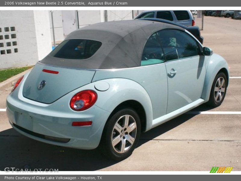 Aquarius Blue / Cream 2006 Volkswagen New Beetle 2.5 Convertible