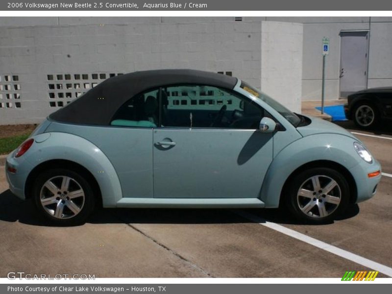 Aquarius Blue / Cream 2006 Volkswagen New Beetle 2.5 Convertible