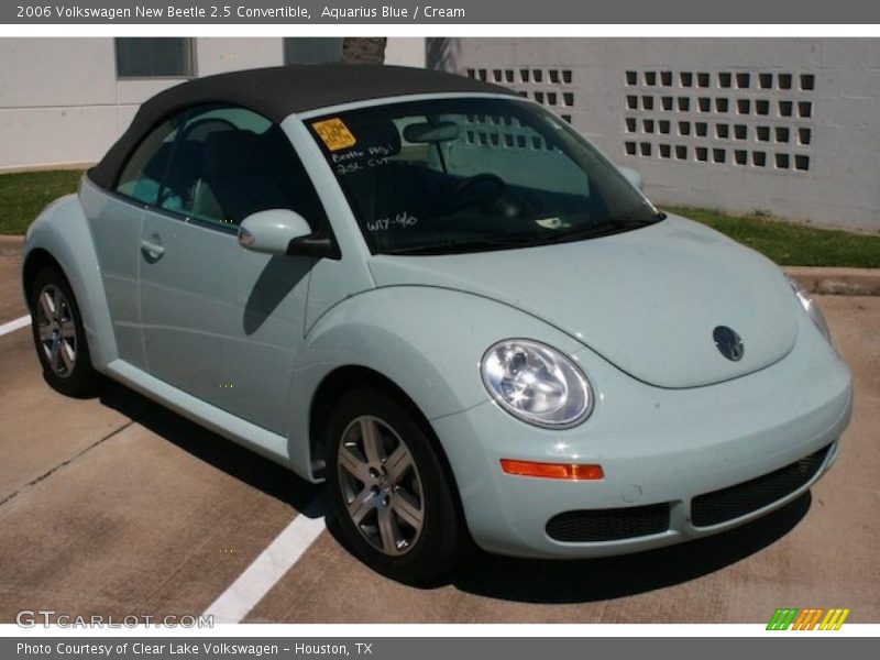 Aquarius Blue / Cream 2006 Volkswagen New Beetle 2.5 Convertible