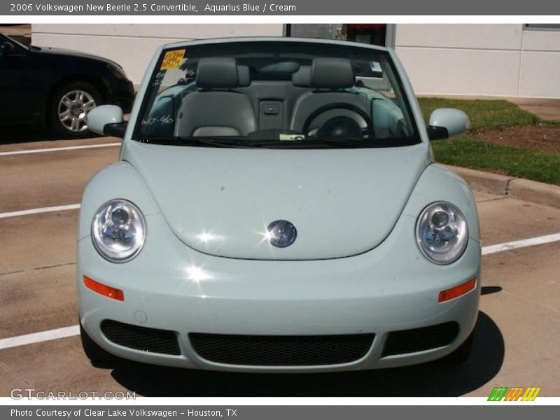 Aquarius Blue / Cream 2006 Volkswagen New Beetle 2.5 Convertible