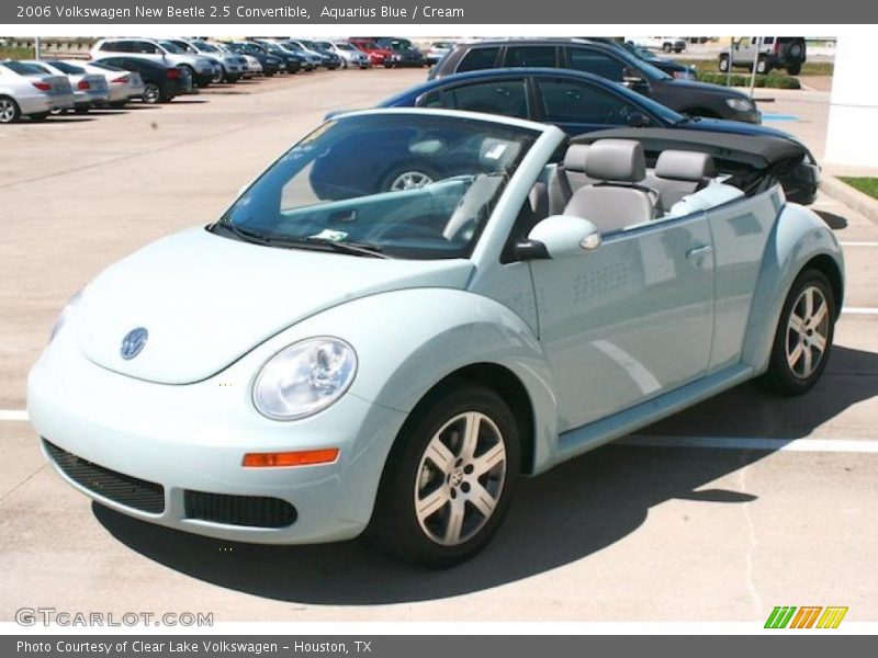 Aquarius Blue / Cream 2006 Volkswagen New Beetle 2.5 Convertible