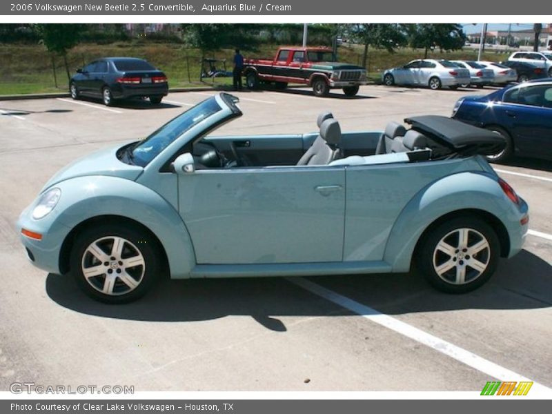Aquarius Blue / Cream 2006 Volkswagen New Beetle 2.5 Convertible