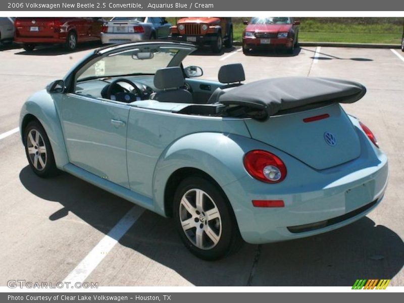 Aquarius Blue / Cream 2006 Volkswagen New Beetle 2.5 Convertible