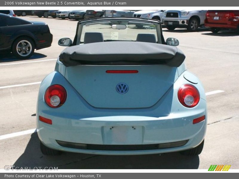 Aquarius Blue / Cream 2006 Volkswagen New Beetle 2.5 Convertible