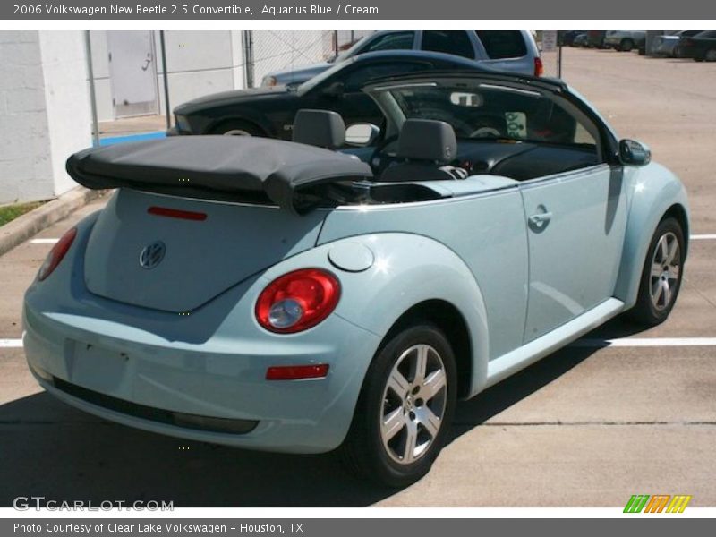 Aquarius Blue / Cream 2006 Volkswagen New Beetle 2.5 Convertible