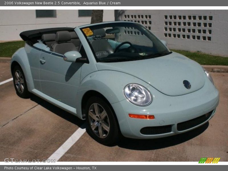 Aquarius Blue / Cream 2006 Volkswagen New Beetle 2.5 Convertible