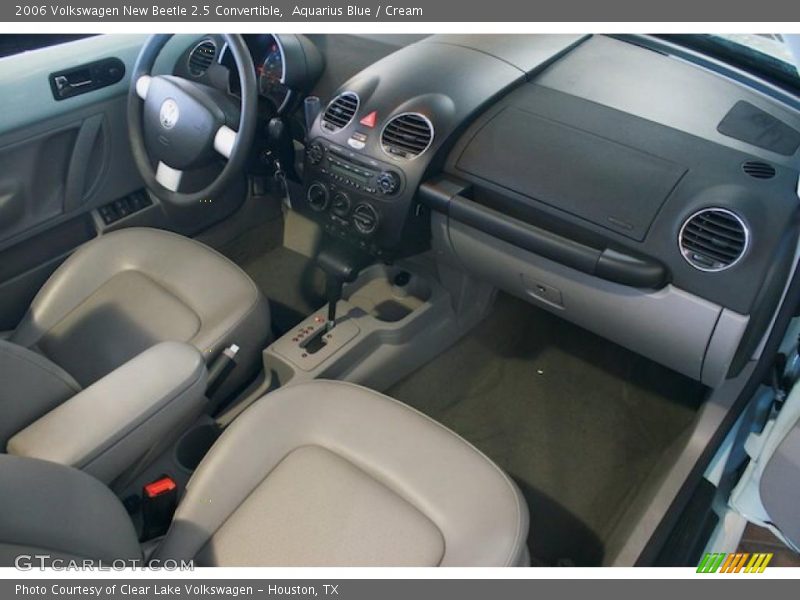 Aquarius Blue / Cream 2006 Volkswagen New Beetle 2.5 Convertible