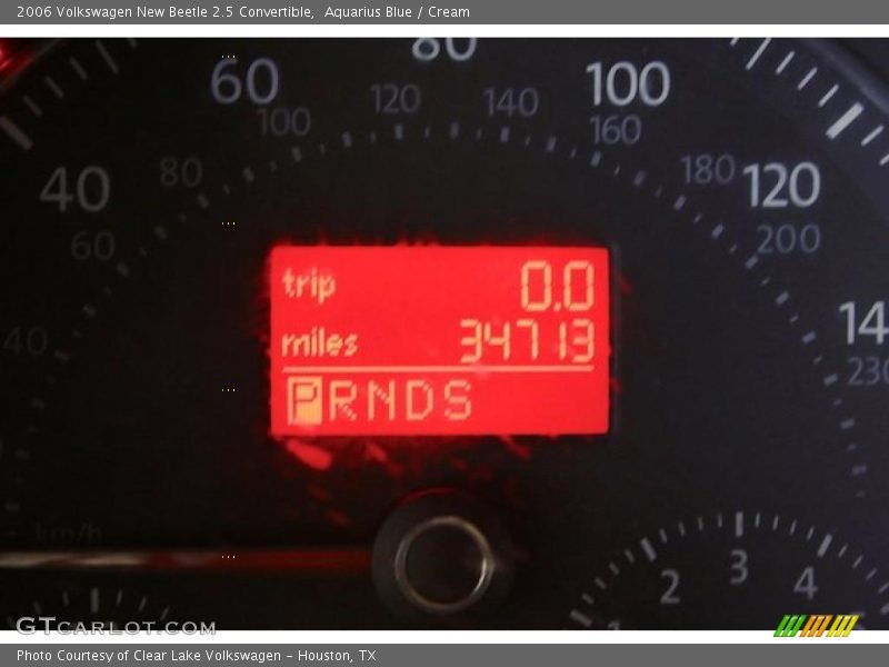 Aquarius Blue / Cream 2006 Volkswagen New Beetle 2.5 Convertible