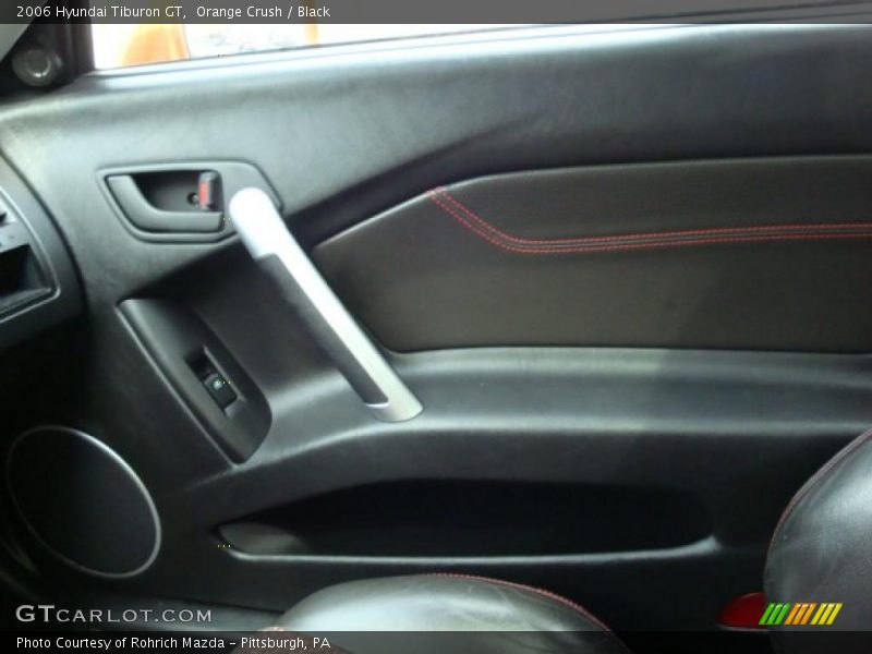 Orange Crush / Black 2006 Hyundai Tiburon GT