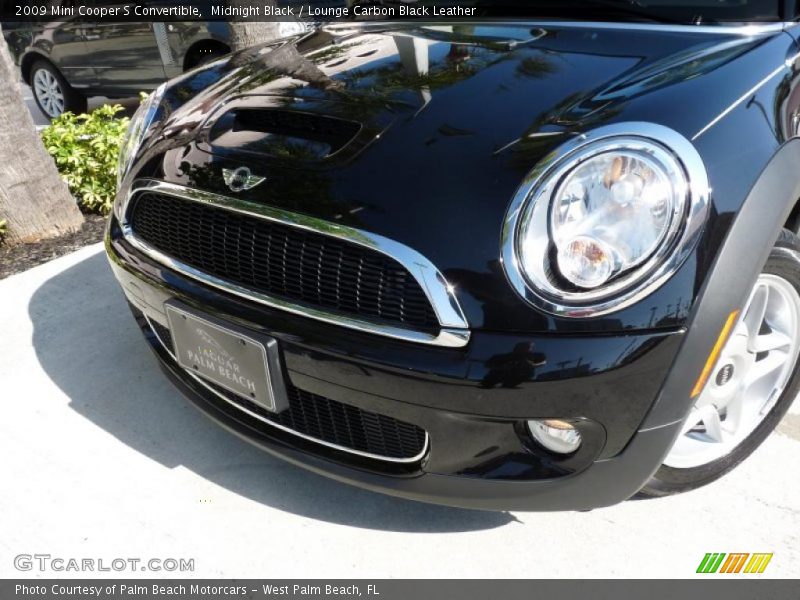 Midnight Black / Lounge Carbon Black Leather 2009 Mini Cooper S Convertible