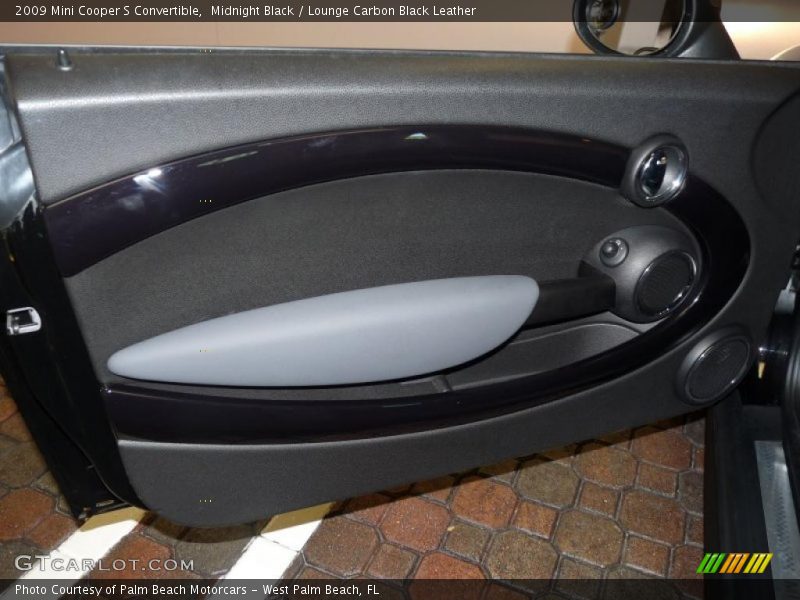 Midnight Black / Lounge Carbon Black Leather 2009 Mini Cooper S Convertible