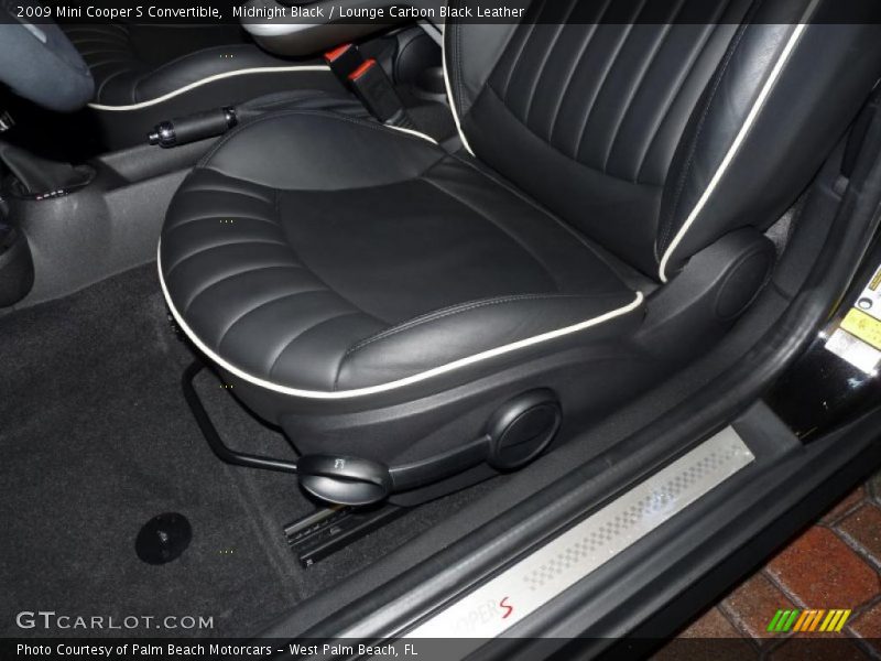 Midnight Black / Lounge Carbon Black Leather 2009 Mini Cooper S Convertible