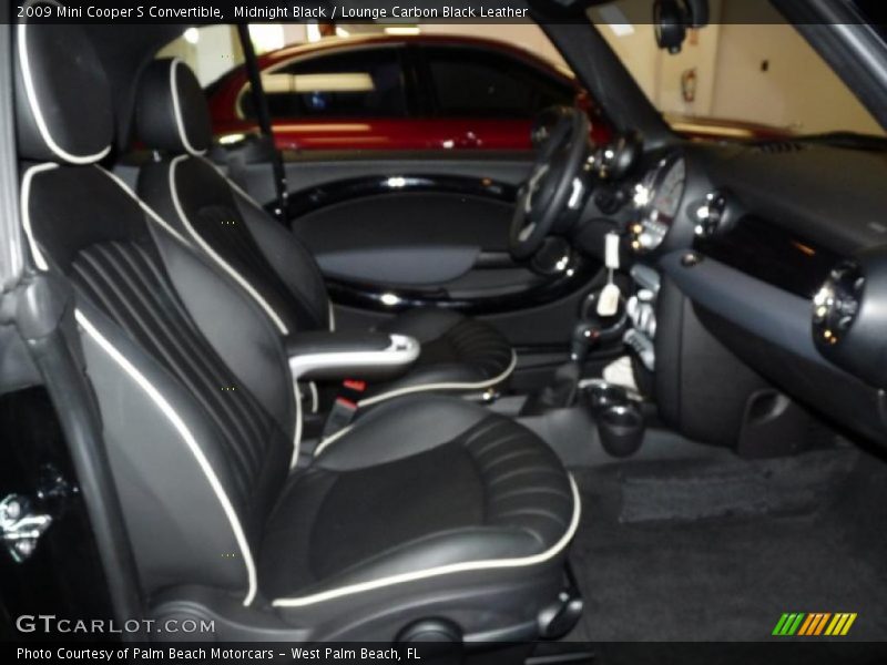 Midnight Black / Lounge Carbon Black Leather 2009 Mini Cooper S Convertible