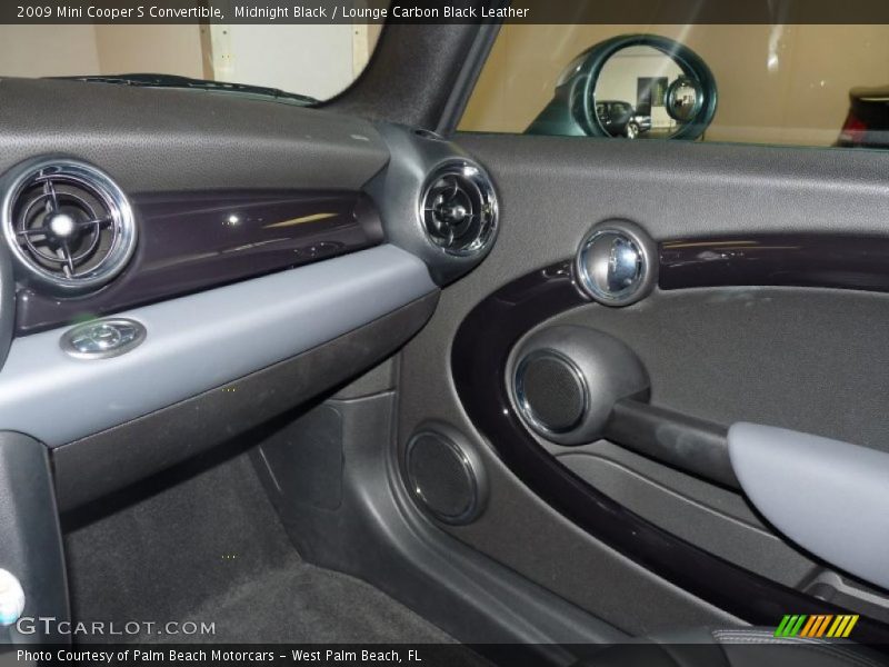 Midnight Black / Lounge Carbon Black Leather 2009 Mini Cooper S Convertible