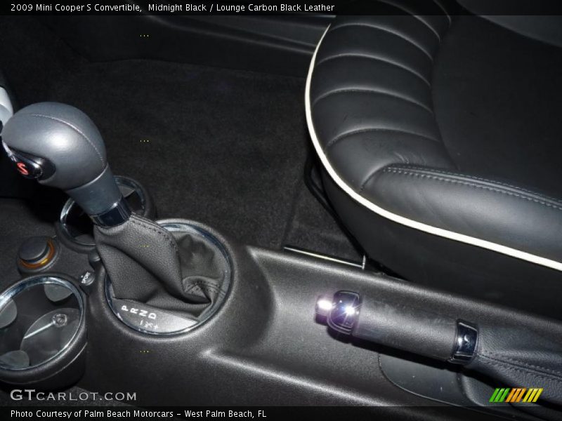 Midnight Black / Lounge Carbon Black Leather 2009 Mini Cooper S Convertible