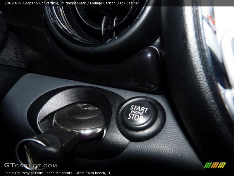 Midnight Black / Lounge Carbon Black Leather 2009 Mini Cooper S Convertible