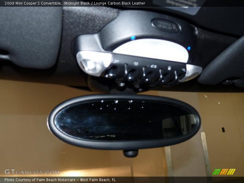 Midnight Black / Lounge Carbon Black Leather 2009 Mini Cooper S Convertible