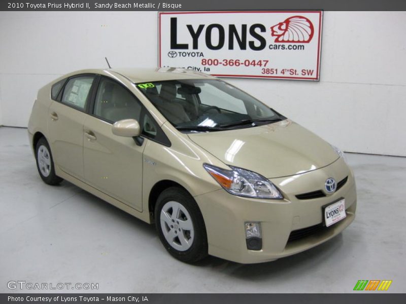 Sandy Beach Metallic / Bisque 2010 Toyota Prius Hybrid II