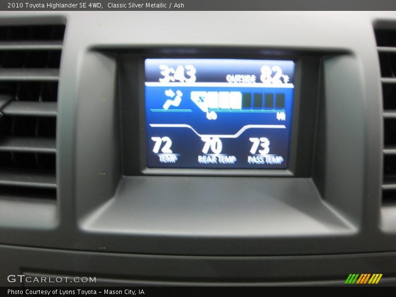 Classic Silver Metallic / Ash 2010 Toyota Highlander SE 4WD