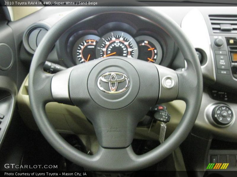 Super White / Sand Beige 2010 Toyota RAV4 I4 4WD