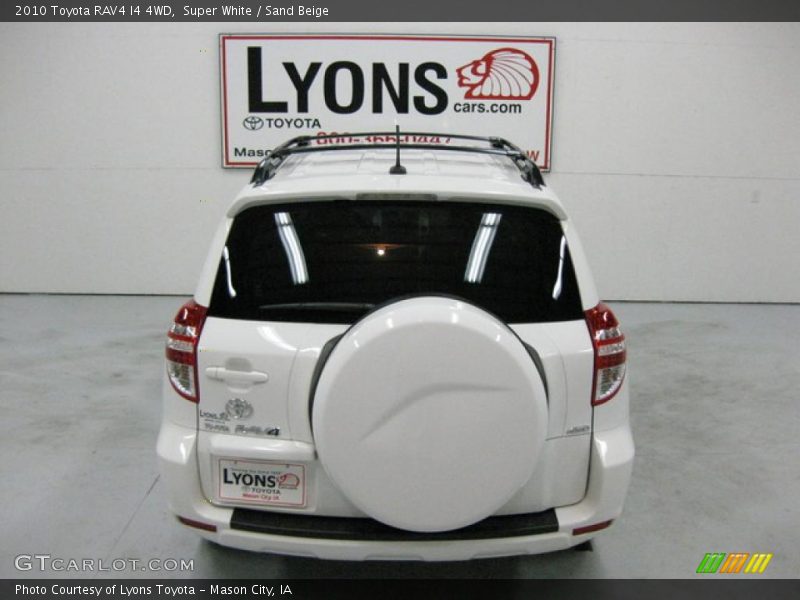Super White / Sand Beige 2010 Toyota RAV4 I4 4WD