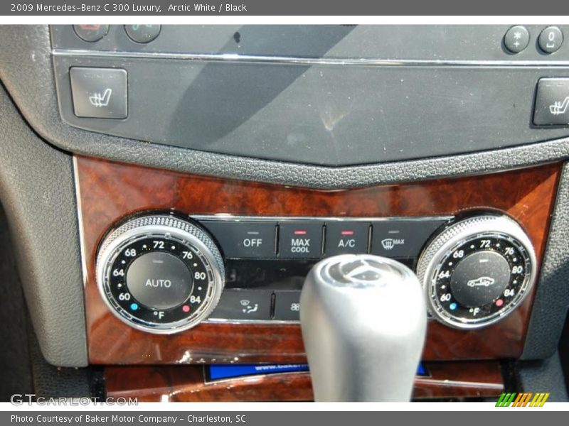 Arctic White / Black 2009 Mercedes-Benz C 300 Luxury