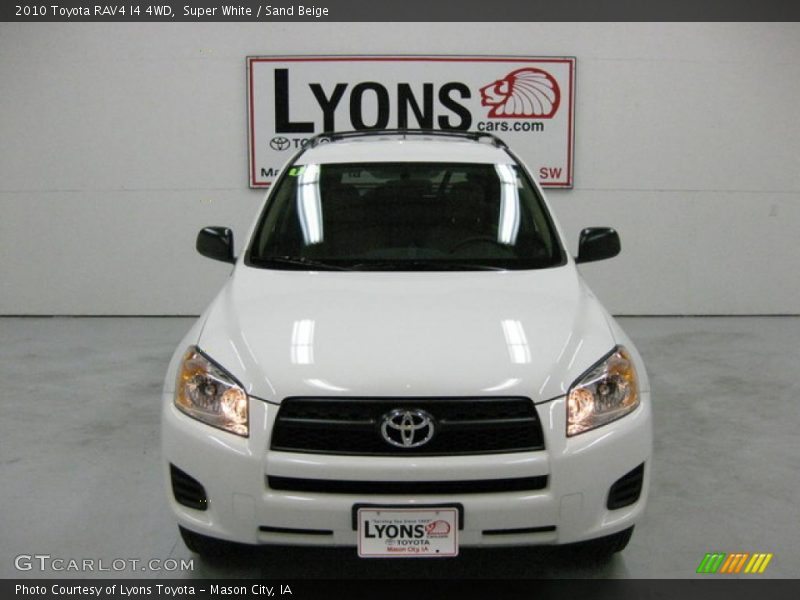 Super White / Sand Beige 2010 Toyota RAV4 I4 4WD