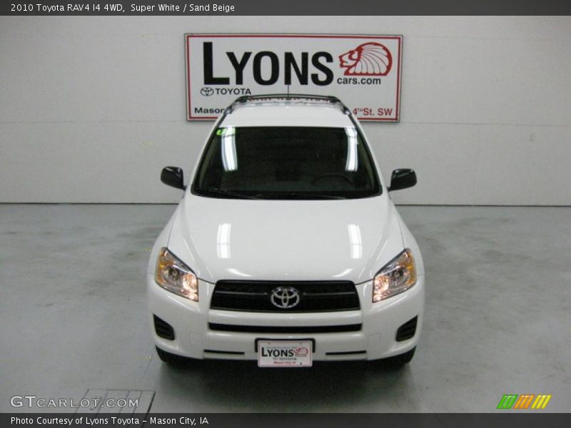 Super White / Sand Beige 2010 Toyota RAV4 I4 4WD