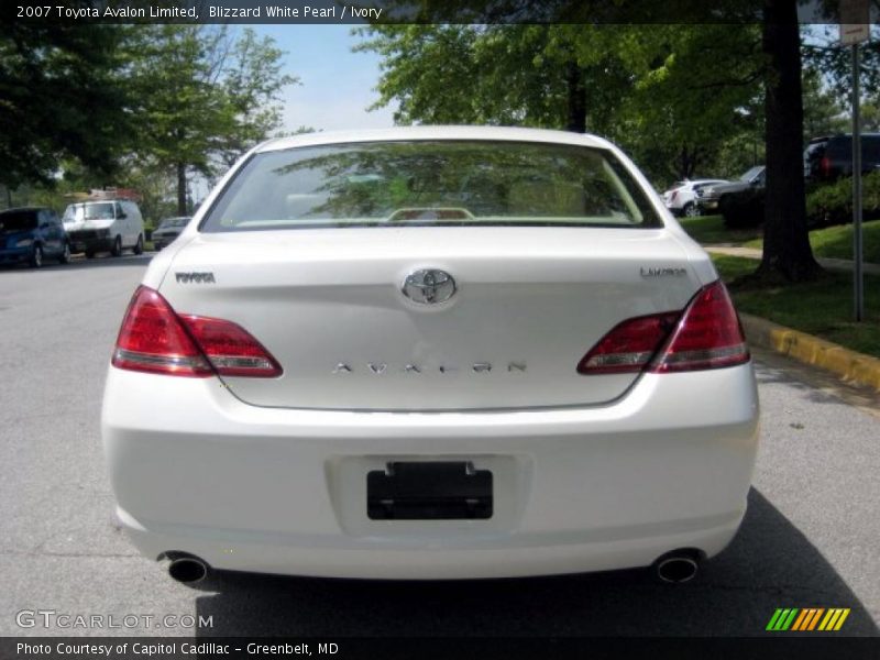 Blizzard White Pearl / Ivory 2007 Toyota Avalon Limited