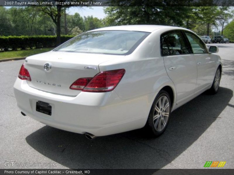 Blizzard White Pearl / Ivory 2007 Toyota Avalon Limited
