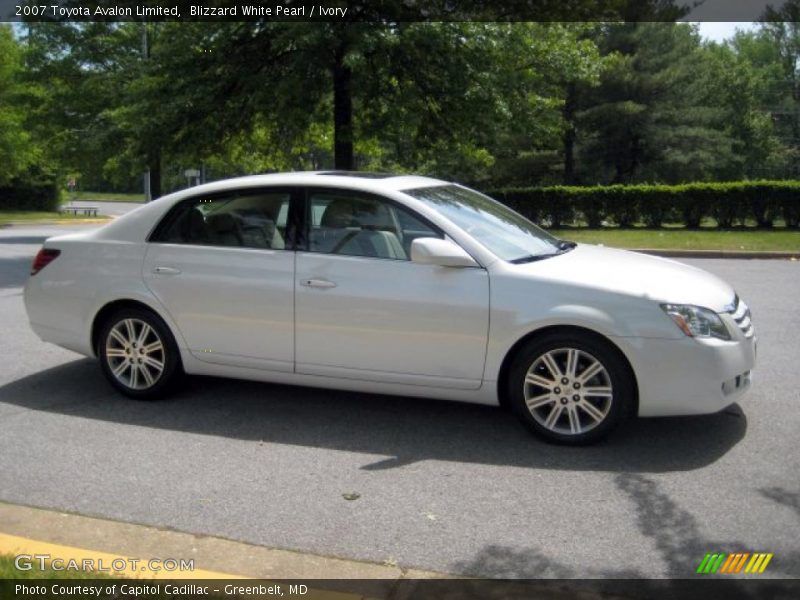Blizzard White Pearl / Ivory 2007 Toyota Avalon Limited