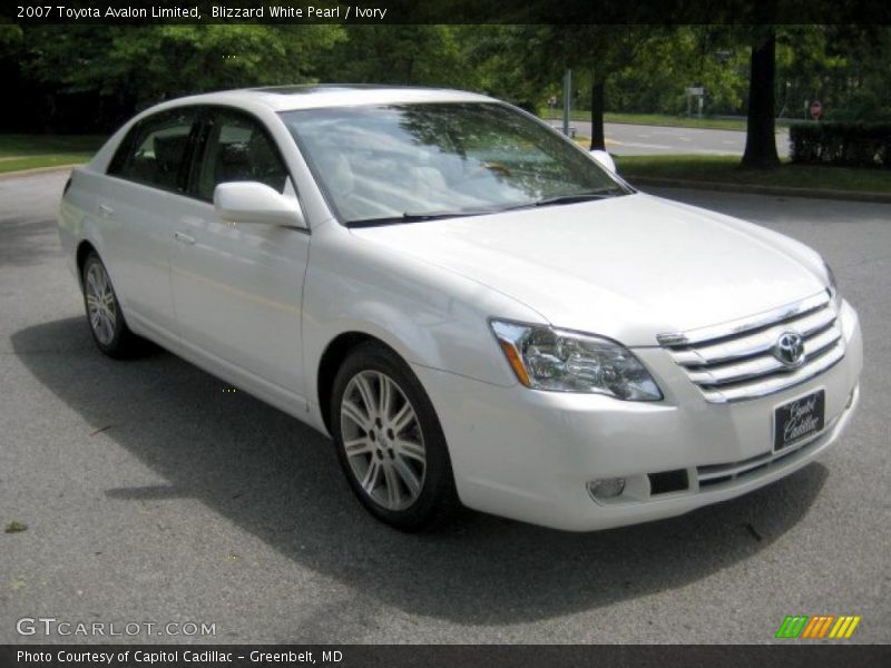 Blizzard White Pearl / Ivory 2007 Toyota Avalon Limited