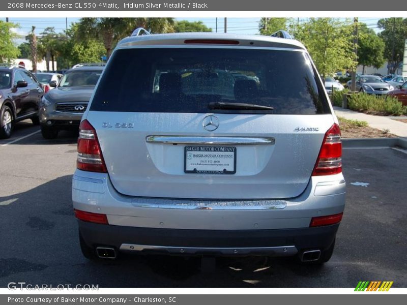 Iridium Silver Metallic / Black 2008 Mercedes-Benz GL 550 4Matic