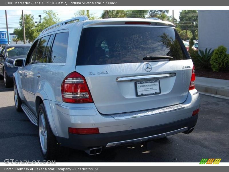 Iridium Silver Metallic / Black 2008 Mercedes-Benz GL 550 4Matic