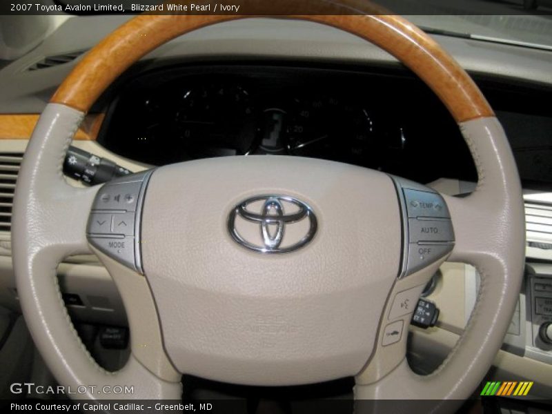 Blizzard White Pearl / Ivory 2007 Toyota Avalon Limited